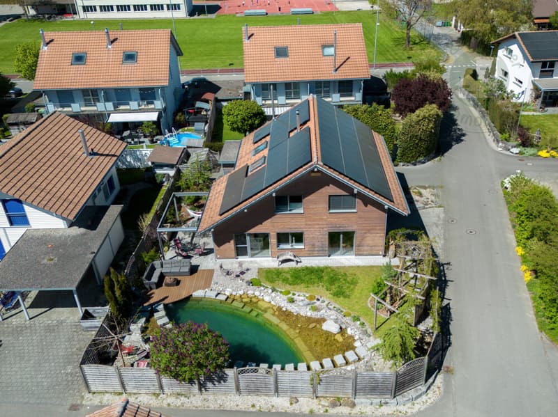 Liegenschaft aus der Vogelschau