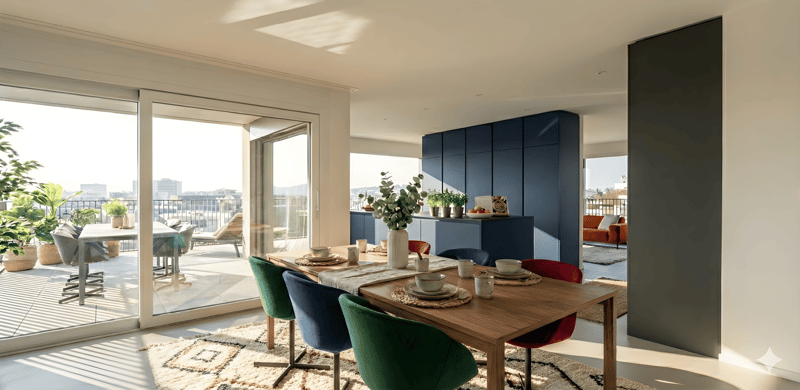 Costruzione approvata: appartamento in mansarda con vista panoramica a Bellach – 3,5 locali con ampia terrazza (7)