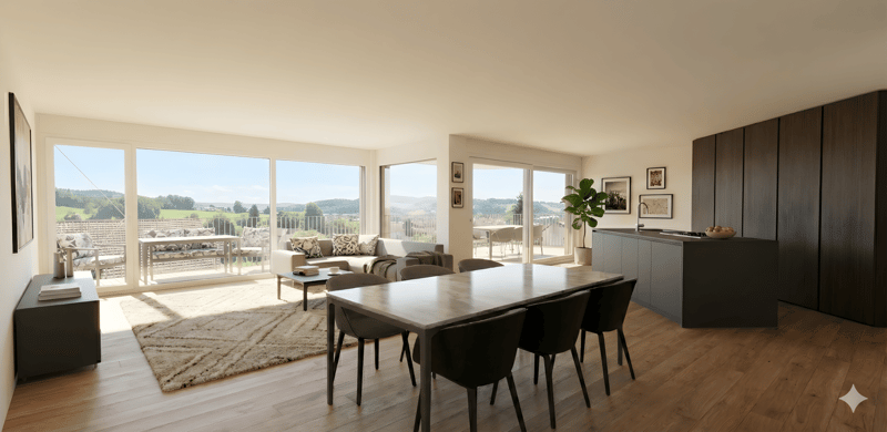 Approvato per la costruzione: Appartamento spazioso 3,5 locali con 125 m² – quieto e soleggiato a Bellach (7)