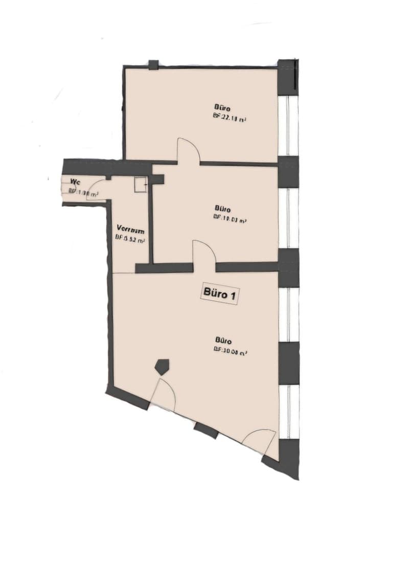 Moderne 3-Zimmer-Gewerbe/Büroräume in zentraler Lage in Laufenburg - Büro 1 (6)