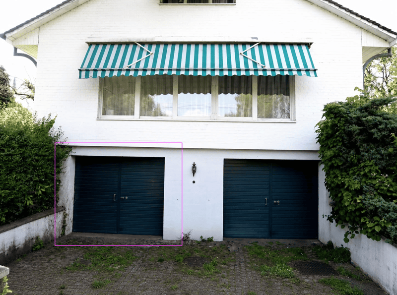 Helles Atelier/ Hobbyraum mit Einzelgarage, Lavabo und WC (5)