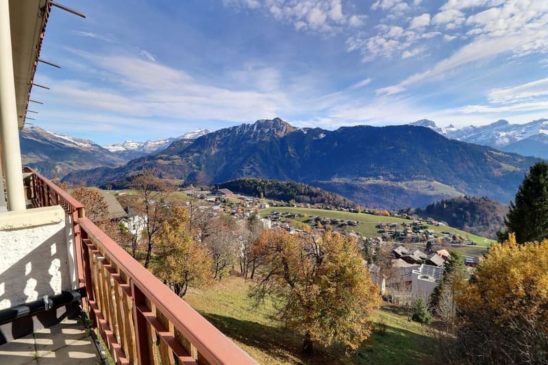 Véritable perle à Leysin avec vue imprenable sur les Alpes. (3)