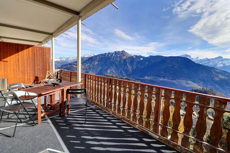 Véritable perle à Leysin avec vue imprenable sur les Alpes. (4)