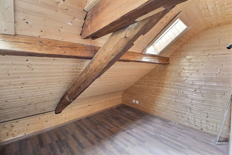 Dans corps de ferme: Grand appartement à finir de rénover (7)