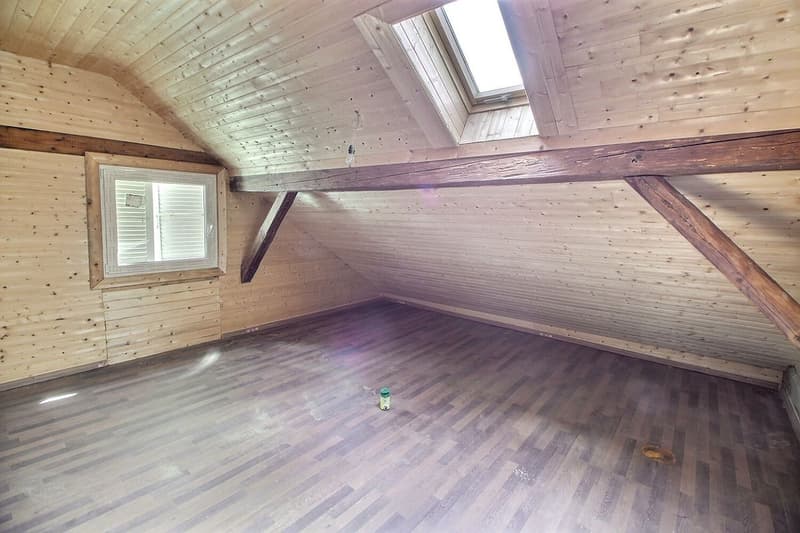 Dans corps de ferme: Grand appartement à finir de rénover (9)