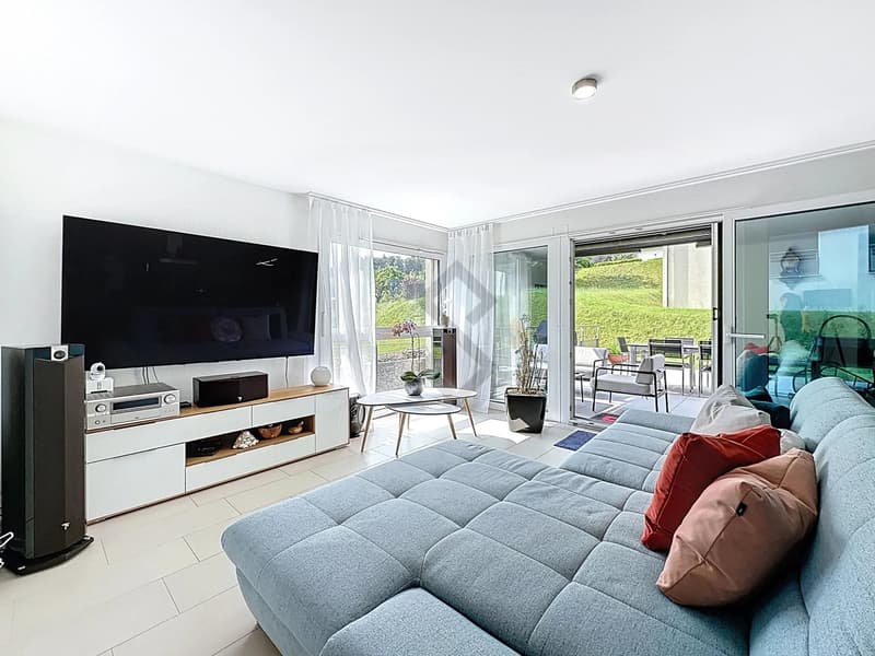 Appartement 4.5 pces avec jardin à 25 min de Fribourg (5)