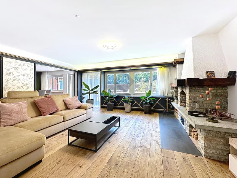 Appartement spacieux avec cheminée à Tourtemagne (3)