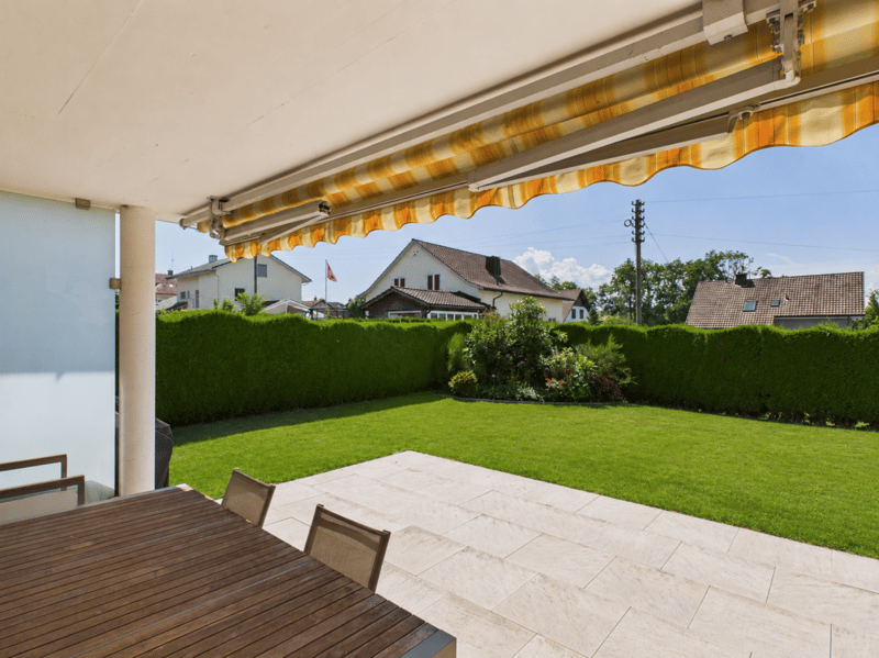 wunderschöner Gartensitzplatz