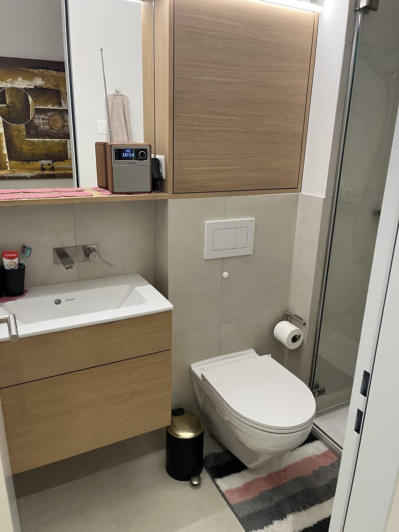 Appartement de 4,5 pièces à valeur neuve avec grand balcon (vue sur la montagne et le lac) et 2 places de parking en sous-sol. (18)
