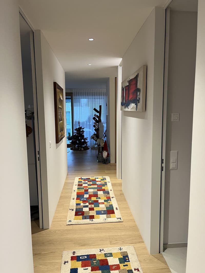 Appartement de 4,5 pièces à valeur neuve avec grand balcon (vue sur la montagne et le lac) et 2 places de parking en sous-sol. (8)