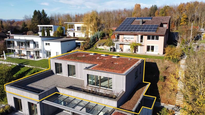 Attikawohnung mit grosser Terrasse inkl. zwei Tiefgaragenparkplätzen an ruhiger Lage. (4)