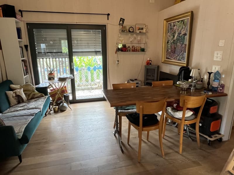 Kleinhaus (2.5 Zimmer, neuwertig) mit Garten an idyllischer Lage im Feriendorf Walde (mit Freibad). (4)