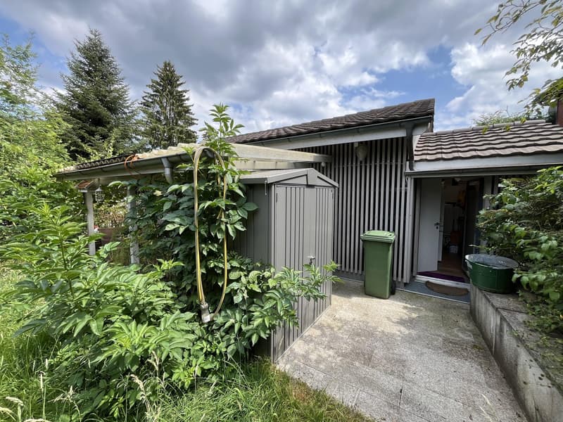 Kleinhaus (2.5 Zimmer, neuwertig) mit Garten an idyllischer Lage im Feriendorf Walde (mit Freibad). (21)