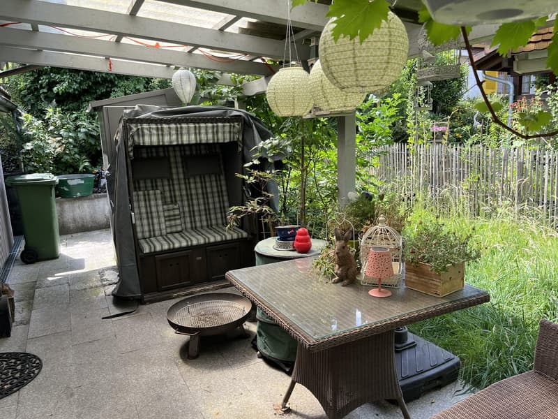 Kleinhaus (2.5 Zimmer, neuwertig) mit Garten an idyllischer Lage im Feriendorf Walde (mit Freibad). (23)