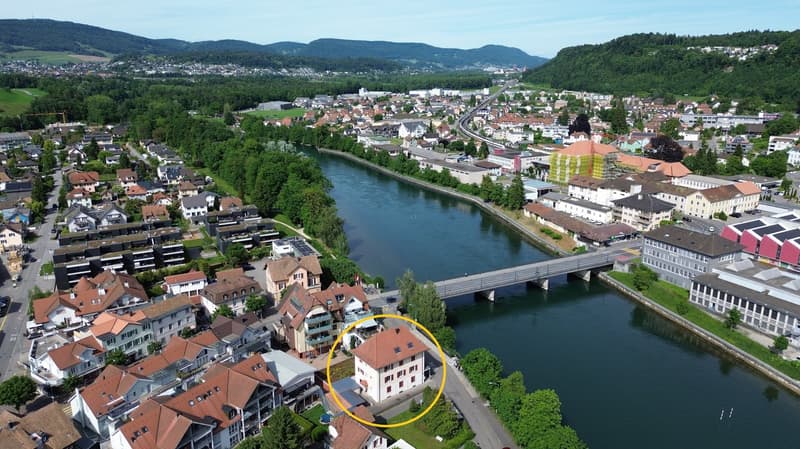 Mehrfamilienhaus mit 4 Wohnungen an schönster Lage direkt an der Aare. (3)