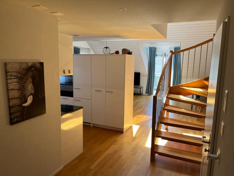 4.5-Zimmer-Maisonette-Wohnung mit viel Charme und grossem Balkon. (5)