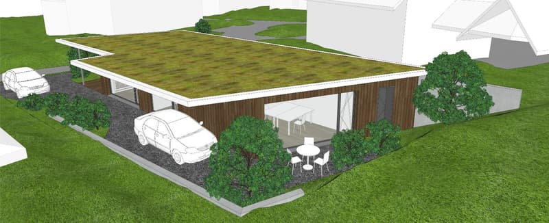 3.5 Zimmer Haus an idyllischer Lage (Landparzelle). (2)