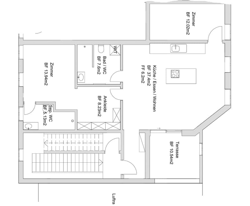 Erstvermietung nach Totalsanierung – Grosszügige 3.5-Zimmer-Wohnung mit Balkon (4)