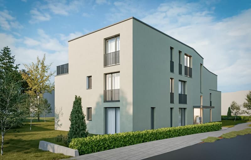 Attique de construction neuve - étage supérieur pour soi seul (6)