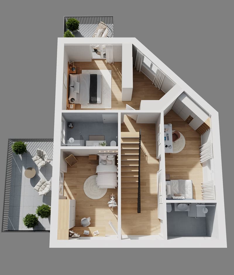 Einfamilienhaus mit Garage und Aussenparkplatz (8)