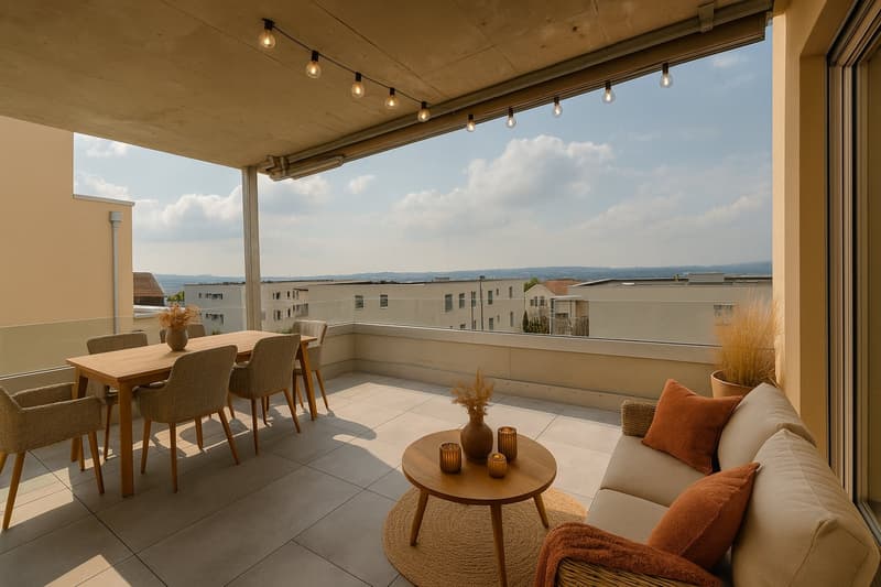 Magnifique appartement de 4,5 pièces avec grande terrasse et vue (13)