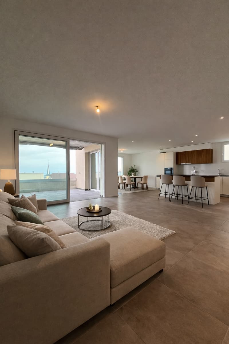 Magnifique appartement de 4,5 pièces avec grande terrasse et vue (7)