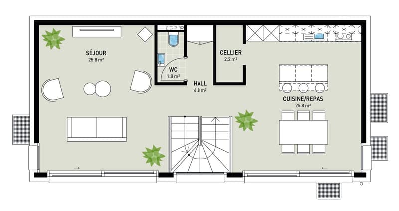 Magnifique villa individuelle à bâtir à Champlan – Grimisuat (5)