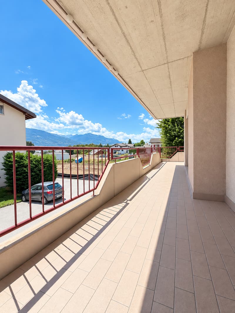 Charmant appartement de 4,5 pièces avec vue sur les montagnes à Grimisuat (9)