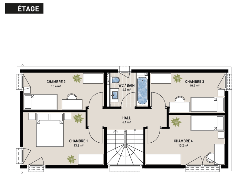 Magnifique villa individuelle à bâtir à Champlan – Grimisuat (7)