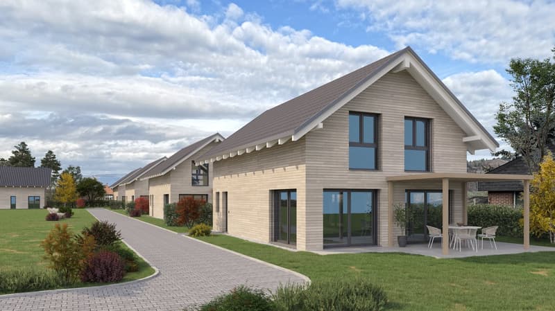 Neubau von 5 EFH mit inkl. je 2 Einstellhallenplätze ab1'060'000 Sfr. (2)