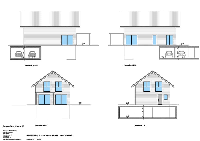 Neubau von 5 EFH mit inkl. je 2 Einstellhallenplätze ab1'060'000 Sfr. (6)