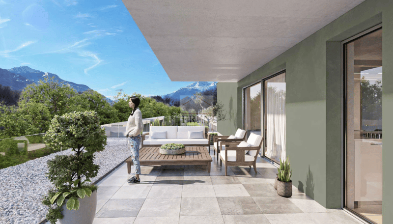Résidences Alegria à Uvrier (Sion) - Attique 4,5 pièces neuf à vendre