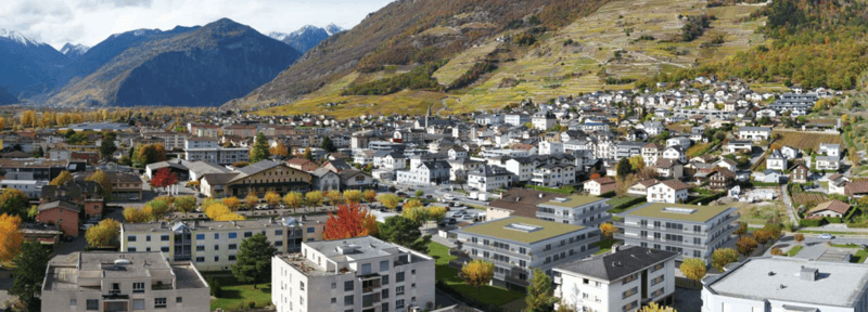 Spacieux attique 2,5p de 90m2 et grande terrasse de 29 m2 au centre de Fully (22)