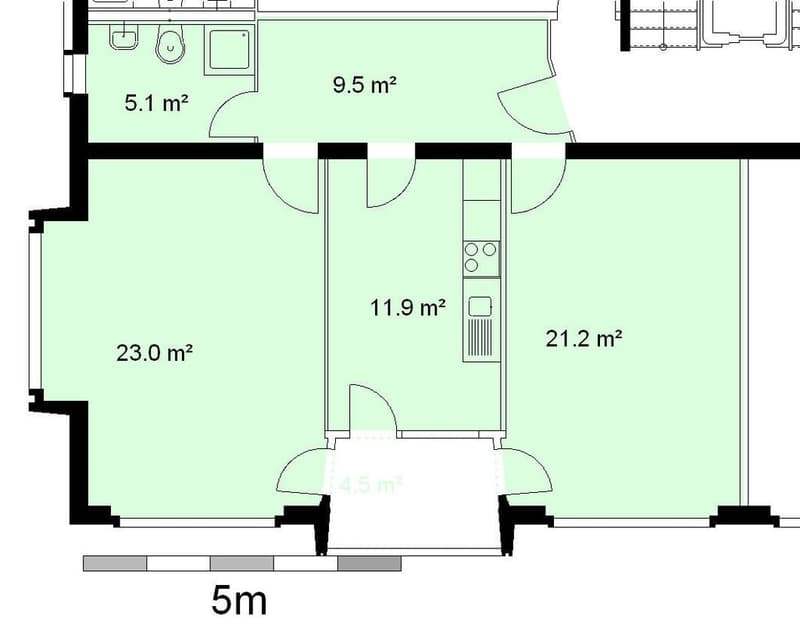 Appartamento centrale ad Aeschenplatz (5)