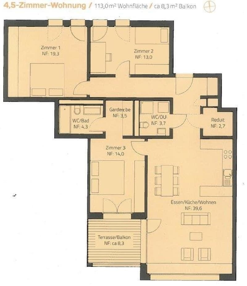 Appartement avec siege de jardin moderne dans un quartier résidentiel préféré (4)