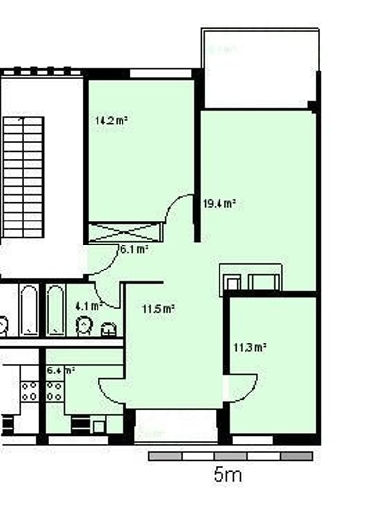 4.5 Zimmer-Wohnung mit zwei Balkonen und Cheminée (10)