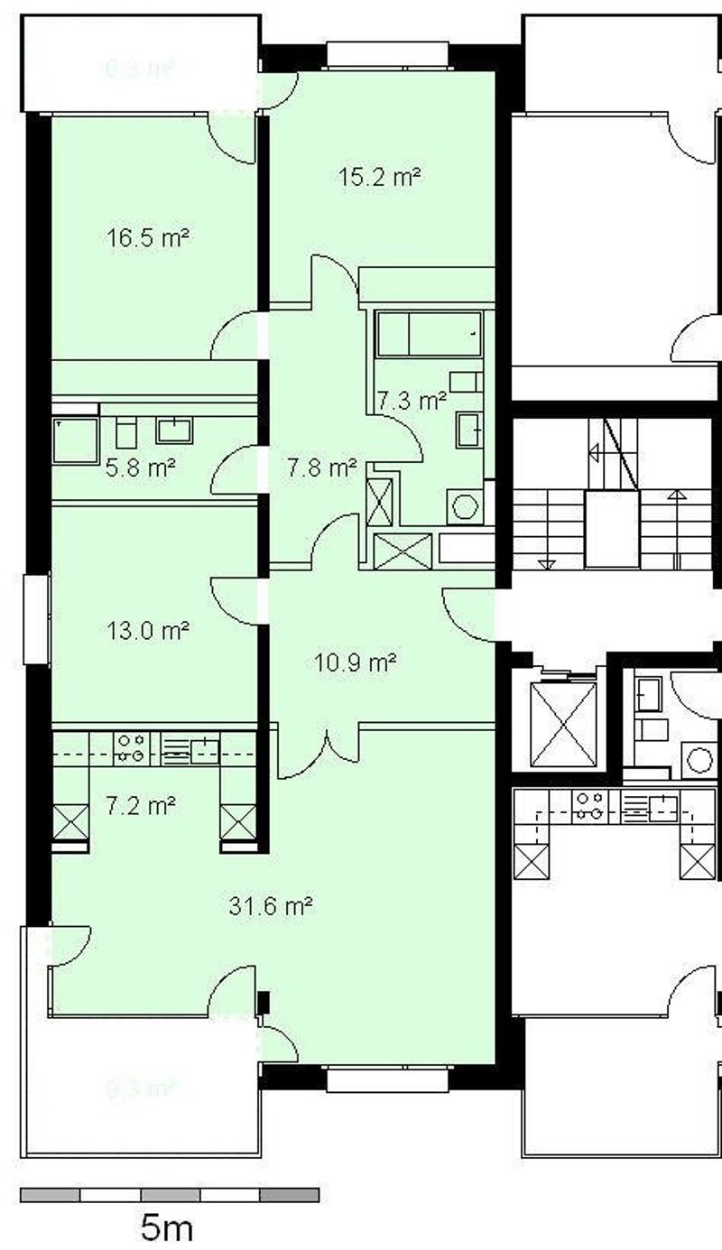 mit zwei Balkone, Waschmaschine, Tumbler und zwei Badezimmer! (12)