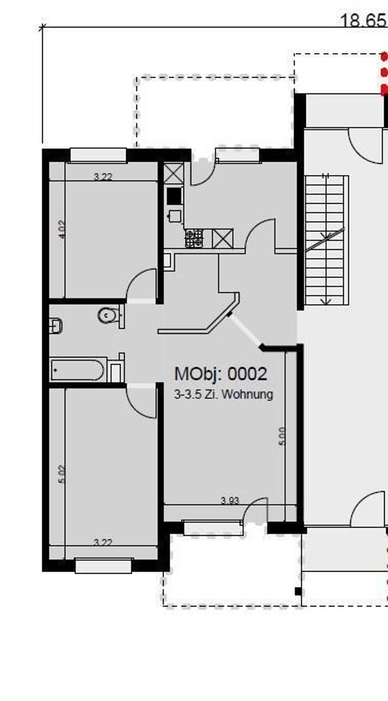 Wohnung mit zwei Gartensitzplätzen (5)