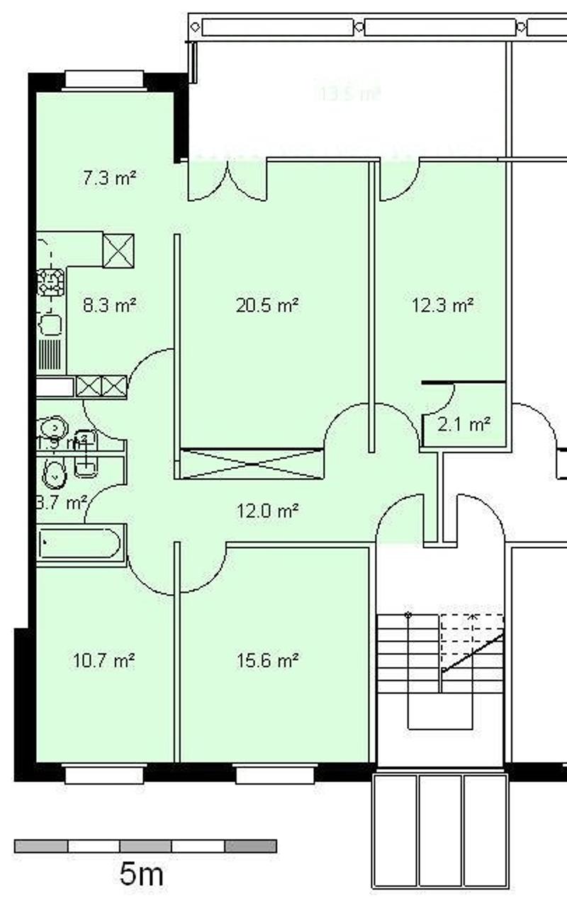 mit offener Küche, Geschirrspüler, Reduit und Balkon (11)
