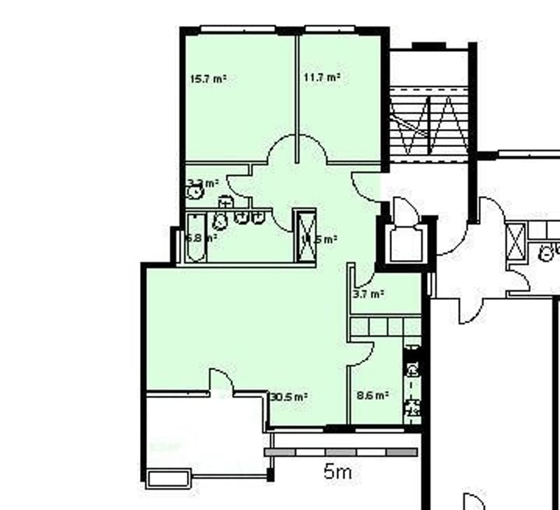 3.5 Zimmerwohnung an ruhiger Wohnlage in der Nähe der Forchbahn (7)