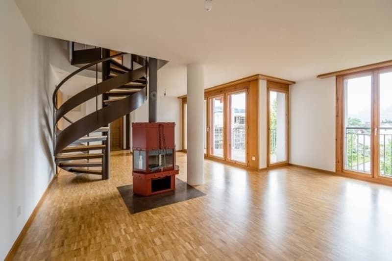Wohnraum mit Cheminée