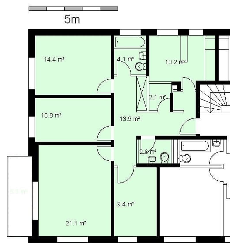Wohnung in der Stadtnähe (8)