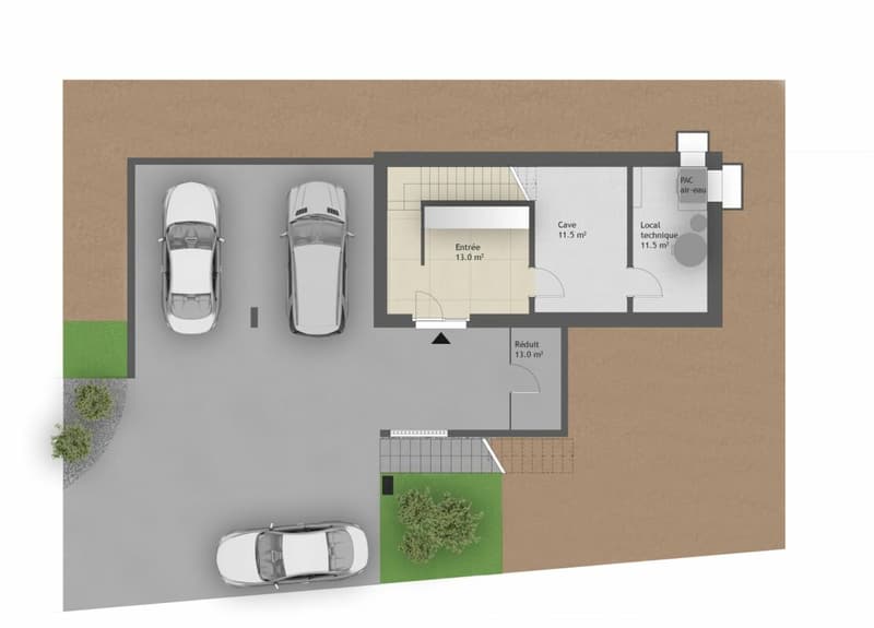 Villa individuelle 5.5 pièces à Corminboeuf - Lot C (3)