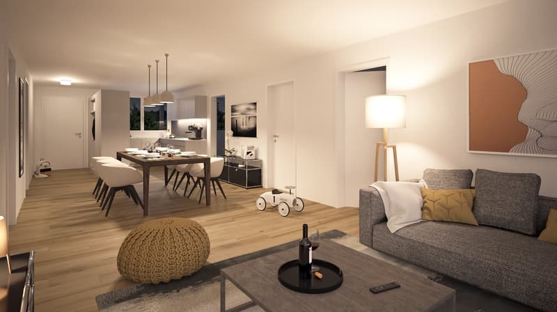NEUBAU 3.5- und 4.5-Zimmerwohnung mit grossenen Balkonen oder Gartensitzplätzen (2)