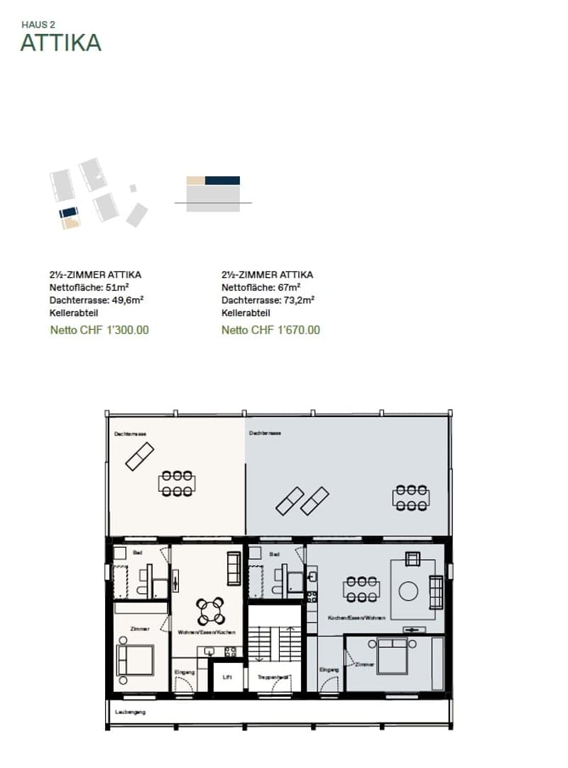 NEUBAU 2.5-Zimmer-Attikawohnungen mit grosser Terrasse in Biberist (6)