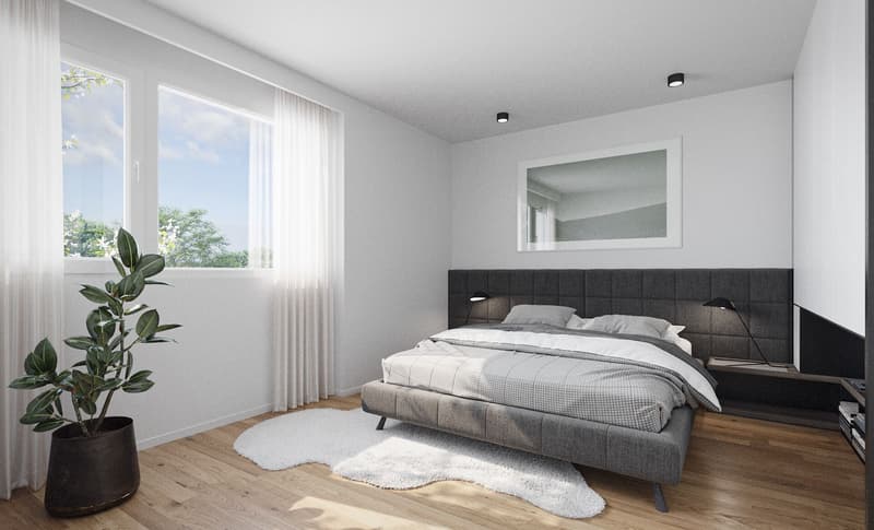 Neubauprojekt: Moderne 4.5 Zimmer-Wohnung mit grossem Balkon und naturnaher Umgebung (2)