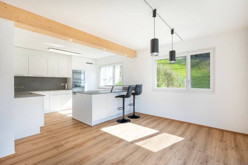Vivere con vista panoramica. Appartamento di 4,5 locali ristrutturato di recente vicino ad Arosa (3)