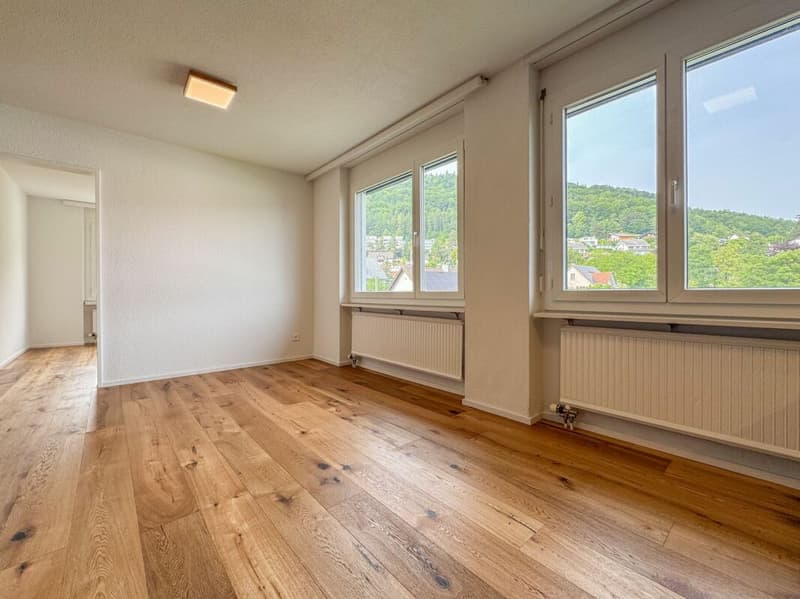 Nouveau confort de vie dans le vert - appartement de 4,5 pièces rénové avec vue lointaine (2)