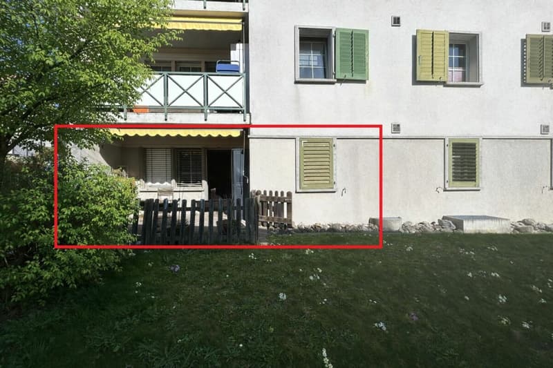 Appartamento luminoso 1.5 locali con posto a sedere in giardino (5)