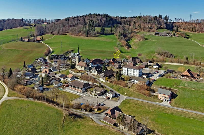 Wunderschön uf grossem Fuess läbe - riesigi Dachwohnig mit zusätzlechem Hüsli u ganz viu Garte (9)